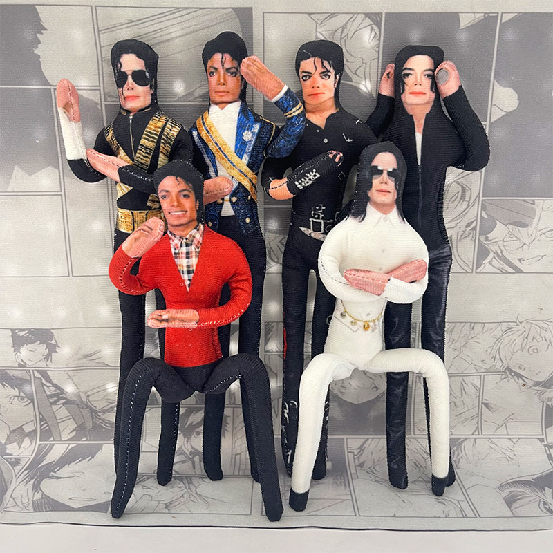 Anime Merchandise Plush Toys - Michael Jackson Movable Joint Plush Stuffed