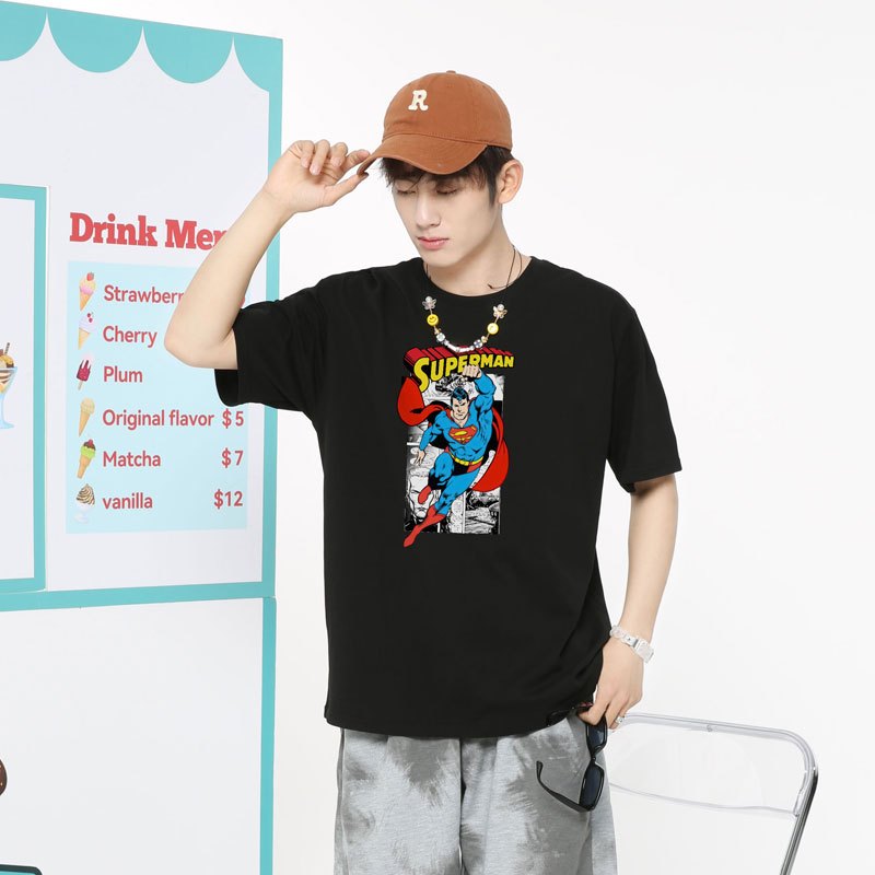 Anime Merch Shopping - DC Short Sleeve T‑Shirt for Men,