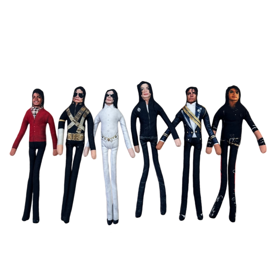 Anime Merchandise Plush Toys - 1-6pcs Michael Jackson Cosplay Prop Doll