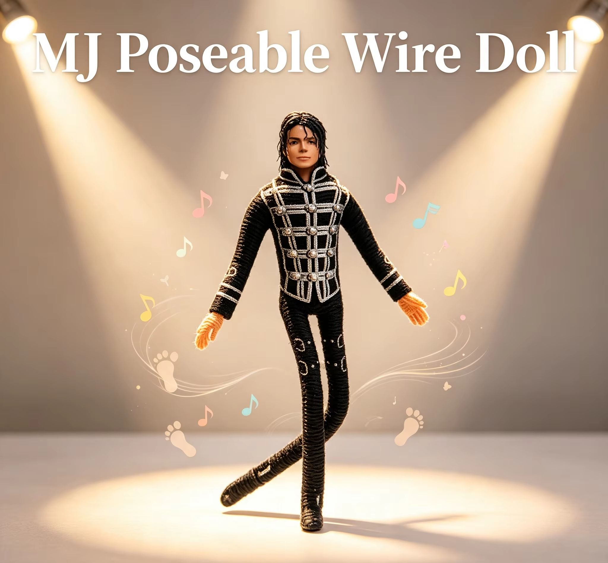 Michael Jackson Movable Joint  - Anime Merchandise Plush Toys review and price